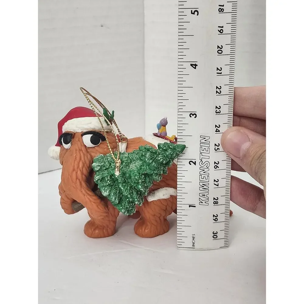 1992 Grolier Snuffy Sesame Street Christmas Ornament Jim Henson Boxed